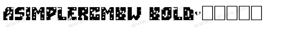aSimplerCmBW Bold字体转换